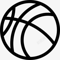 篮球设备篮球比赛图标高清图片