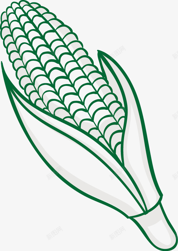 玉米图标png_新图网 https://ixintu.com AI AI符号 其他图标 农作物 感恩节手绘 手绘 标志图标 玉米