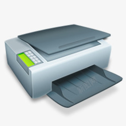 办公电器打印机无纸化打印设备图标高清图片