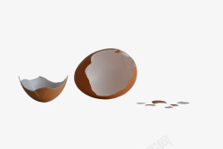 碎蛋鸡蛋壳高清图片
