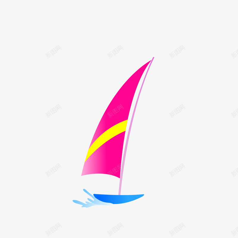 可爱粉色帆船png免抠素材_新图网 https://ixintu.com 可爱 可爱粉色 帆船 粉色 粉色可爱