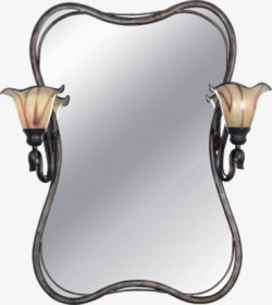 镜子效果图室内装饰镜高清图片