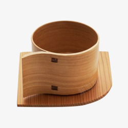 造型奇特创意木质特色茶杯高清图片