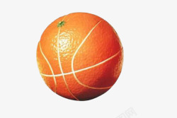 创意篮球水果元素素材