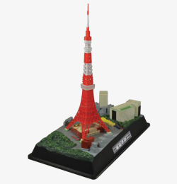 沙盘模型东京铁塔玩具高清图片