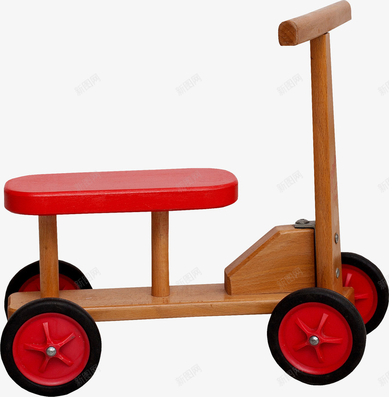 木质玩具车png免抠素材_新图网 https://ixintu.com 小孩玩具车 玩具车