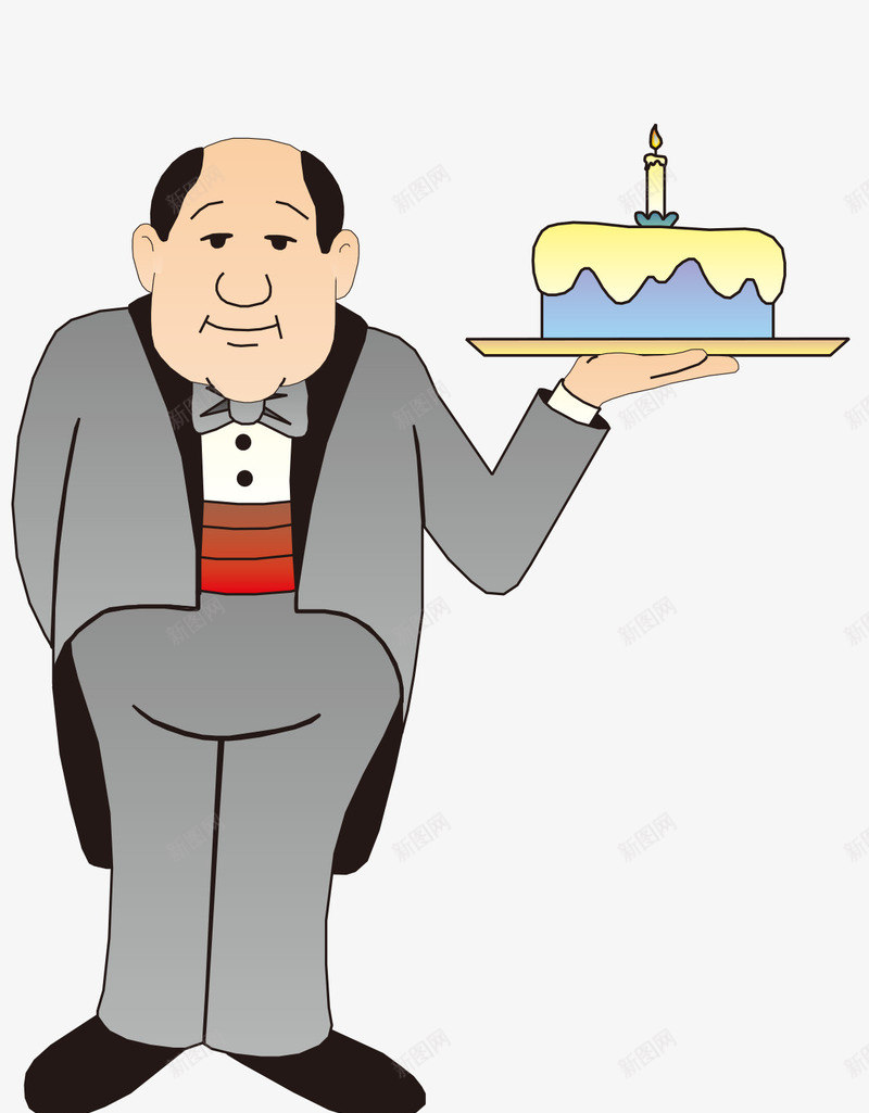 拿着蛋糕的卡通男服务人员png免抠素材_新图网 https://ixintu.com 卡通 帽子 手托着蛋糕 手绘 服务人员 男服务人员 矢量男人 蛋糕 跑腿服务 食物 餐点