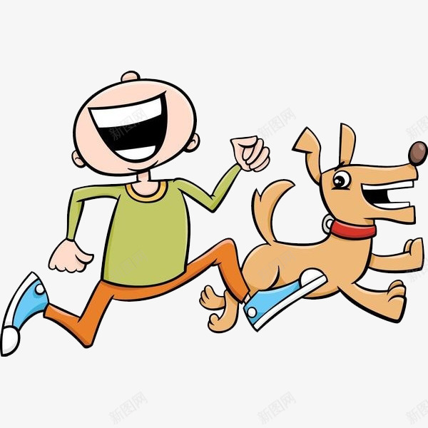 跑步的男人png免抠素材_新图网 https://ixintu.com 卡通 可爱的 小狗 帅气的 手绘 男人 简笔