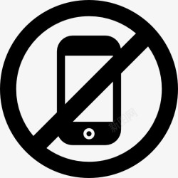 手机禁止禁手机图标高清图片