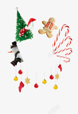 圣诞节矢量图库圣诞树雪人饼干袜子高清图片