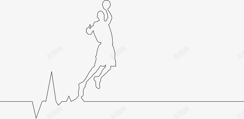 线条篮球png免抠素材_新图网 https://ixintu.com 篮球 线条篮球