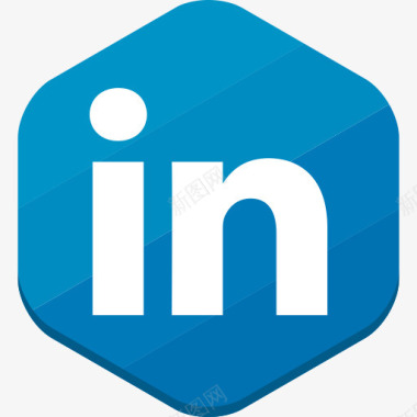 LinkedIn专业网络社会网图标图标