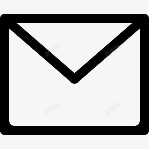 电子邮件闭包络轮廓图标png_新图网 https://ixintu.com 信封 工具 概述 电子邮件 界面 符号 芽图标启动 轮廓 邮件