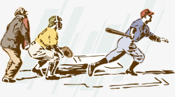 大运会体育运动人物插画矢量图高清图片
