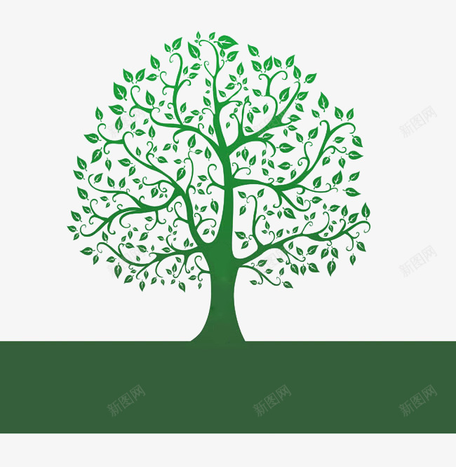 绿色环保创意树木png免抠素材_新图网 https://ixintu.com 创意 卡通 大树 树木 环保 绿色