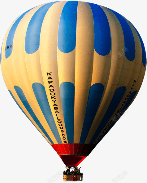 真实漂浮热气球png免抠素材_新图网 https://ixintu.com 漂浮 热气球 空气球 蓝色 黄色