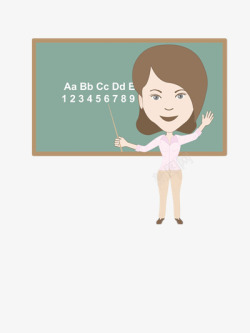 英语老师老师黑板元素高清图片
