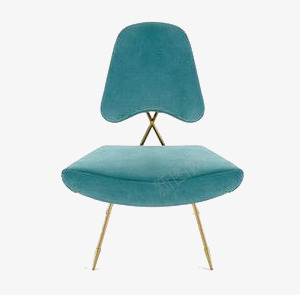 蓝色椅子png免抠素材_新图网 https://ixintu.com 网页家居装饰图案