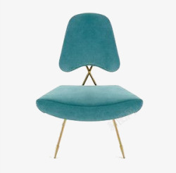 蓝色椅子素材