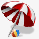 parasol阳伞海滩股票高清图片