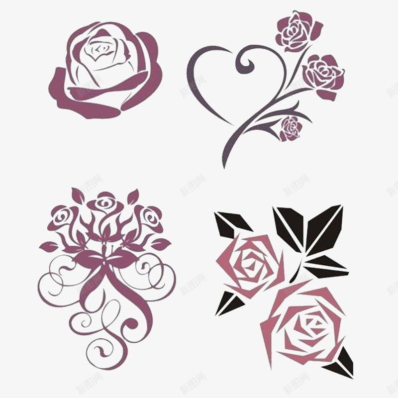 美丽的花朵psd免抠素材_新图网 https://ixintu.com 3D玫瑰 带刺玫瑰 玫瑰花 美丽的 美丽的花朵 艳丽玫瑰 花朵