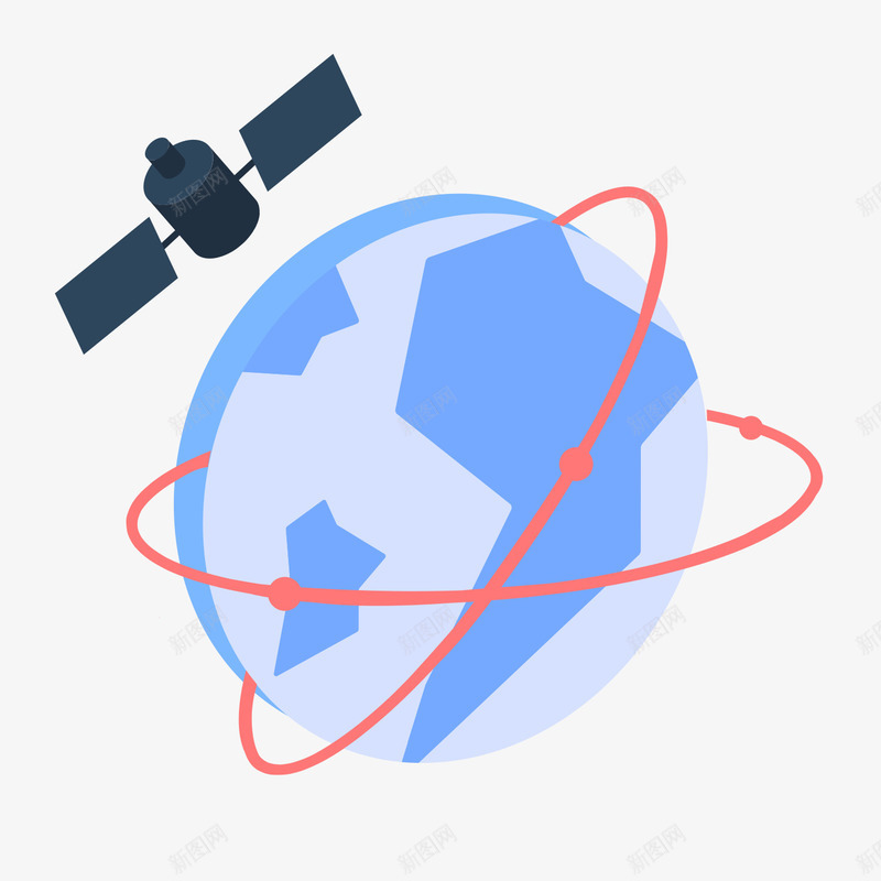 紫色立体卫星环绕星球矢量图图标eps_新图网 https://ixintu.com 卡通图标 圆环 地图 星球 环绕 科技 立体 紫色 矢量图