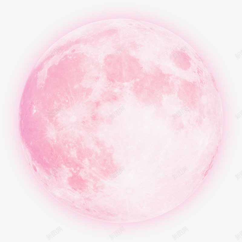 发光月光粉色效果png免抠素材_新图网 https://ixintu.com 发光 效果 月光 粉色