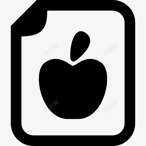 文件的饮食信息图标png_新图网 https://ixintu.com 信息 健康永远 文件 板材 档案 水果 纸张 苹果 食品 饮食