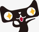 双12天猫LOGO装饰元素图标png_新图网 https://ixintu.com 12 logo 元素 装饰 黑猫logo