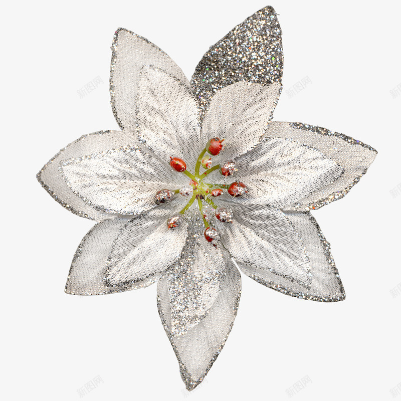 美丽洁白漂亮花朵png免抠素材_新图网 https://ixintu.com 创意白色花 花 花朵 花瓣 装饰花