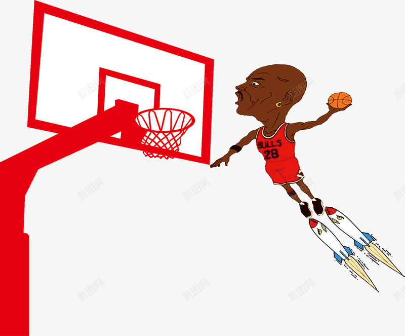 创意灌篮篮球打球png免抠素材_新图网 https://ixintu.com 创意 打球 灌篮 篮球