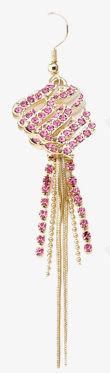 套装耳环粉色钻石耳环高清图片