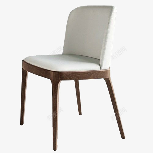 一把椅子png免抠素材_新图网 https://ixintu.com 产品实物 单人椅子 家具 座椅 白色