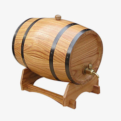 马拉车式木质花纹红酒桶素材