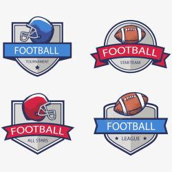 橄榄球头盔美式足球徽章高清图片
