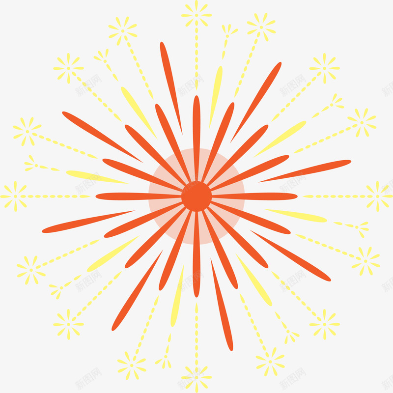 春节卡通多彩烟花png免抠素材_新图网 https://ixintu.com 卡通烟花 多彩烟花 新年烟花 新春烟花 春节烟花 礼花