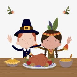 美食活动11月22日外国节日感恩节高清图片