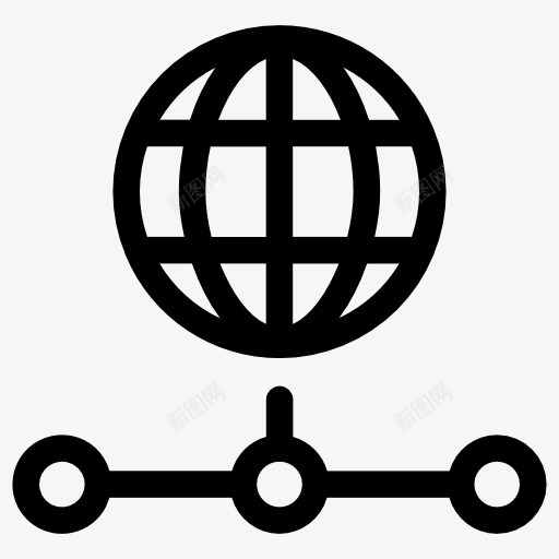 互联网图标png_新图网 https://ixintu.com 互联网接口 网格 网络世界地球网格