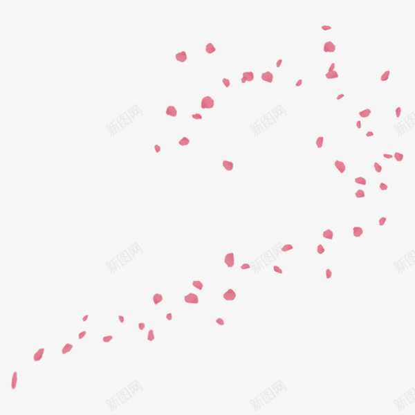 圆点花瓣女装漂浮png免抠素材_新图网 https://ixintu.com 彩色 彩色漂浮元素 淘宝促销 淘宝漂浮素材 漂浮素材 炫酷
