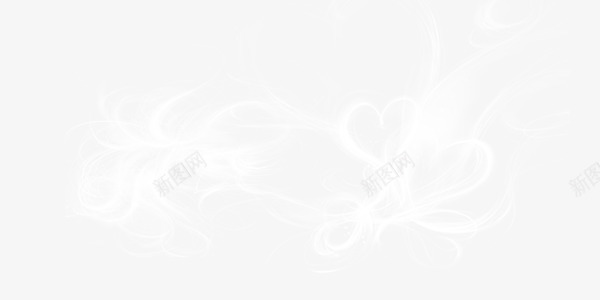 装饰图案展示png免抠素材_新图网 https://ixintu.com 图案 气体 烟 白色 装饰