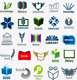 书本模板logo图标高清图片