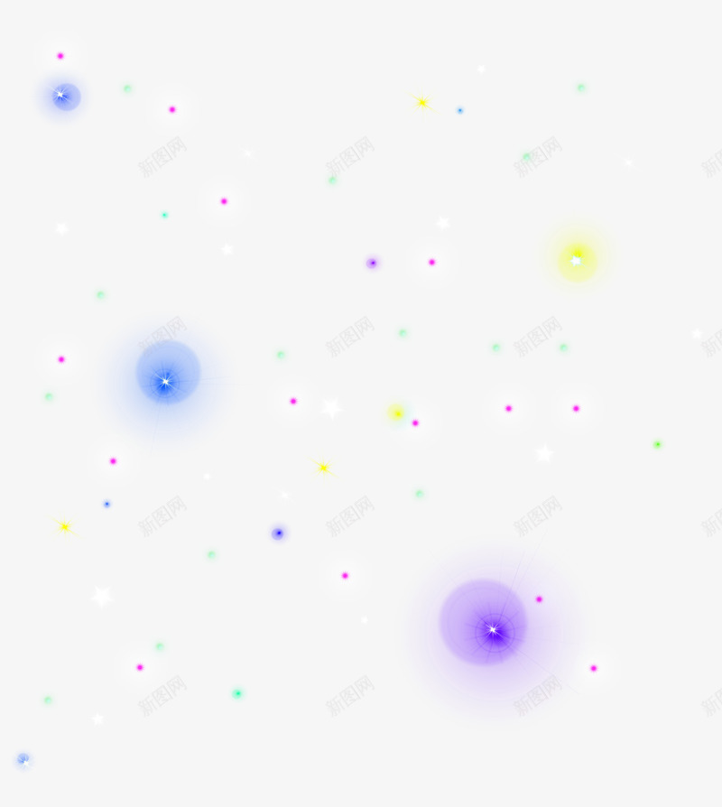斑点png免抠素材_新图网 https://ixintu.com 五颜六色 彩色 效果 斑点 漂浮物 灯效 炫光