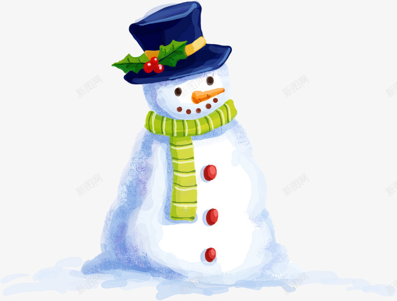创意合成手绘堆雪人png免抠素材_新图网 https://ixintu.com 创意 合成 雪人