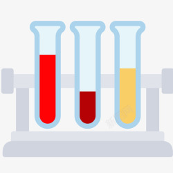 血液检验试管试管和试管架插画矢量图高清图片