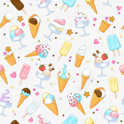 冰棍插画素材美味的冰淇淋雪糕高清图片