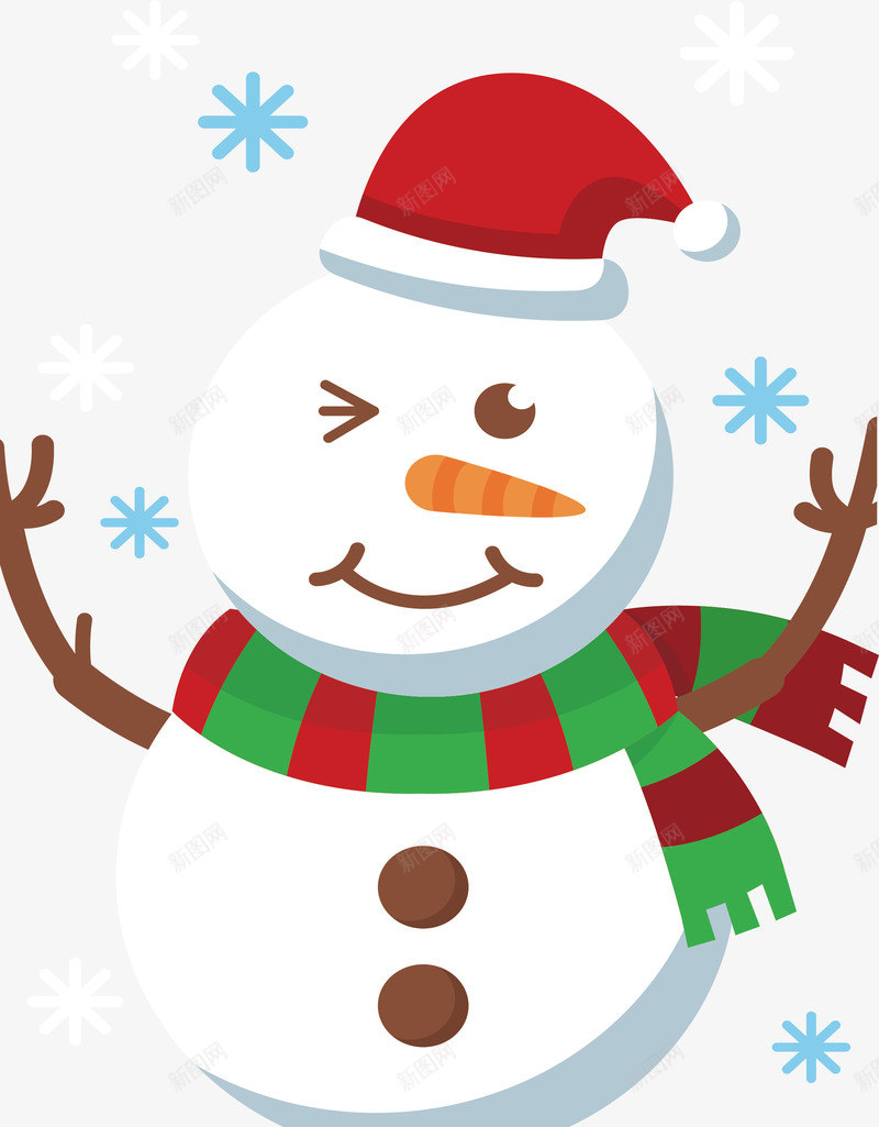 可爱的雪人矢量图ai免抠素材_新图网 https://ixintu.com 冬天 冬天雪人 可爱雪人 矢量png 迎接冬天 雪人 矢量图