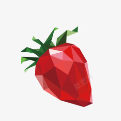 水果静物写生红色装饰草莓装饰插画高清图片