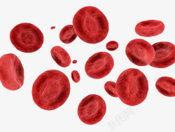癌症细胞血细胞3D立体插画高清图片