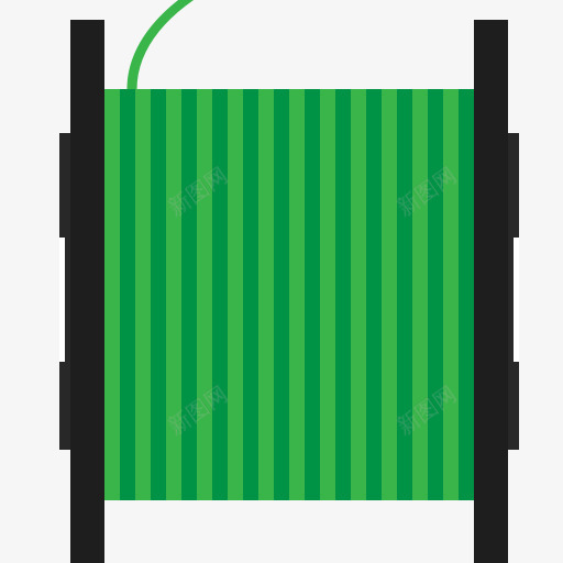 三维打印长丝绿色阀芯3D制作卷1png免抠素材_新图网 https://ixintu.com 3d filament green print spool 三维打印 绿色 长丝 阀芯