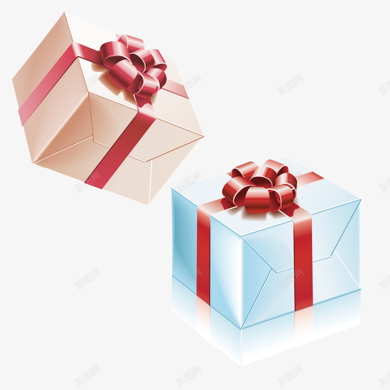 情人节礼物包装png免抠素材_新图网 https://ixintu.com 包装样式 婚庆 婚礼 情人节 礼物 礼花 蓝色的包装盒